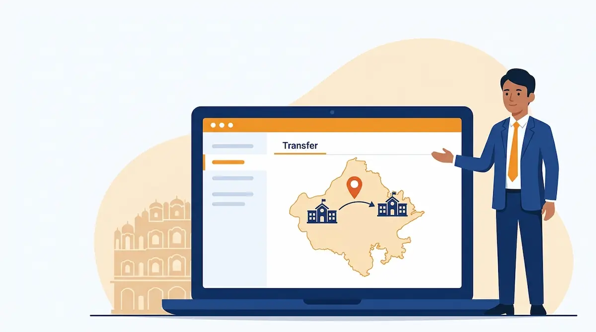 Rajasthan Teacher Transfer 2026 Apply on Shala Darpan